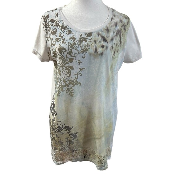 Zenergy By Chicos Woman’s Top Chicos Sz 2 (Sz‎ 12) - Picture 1 of 7